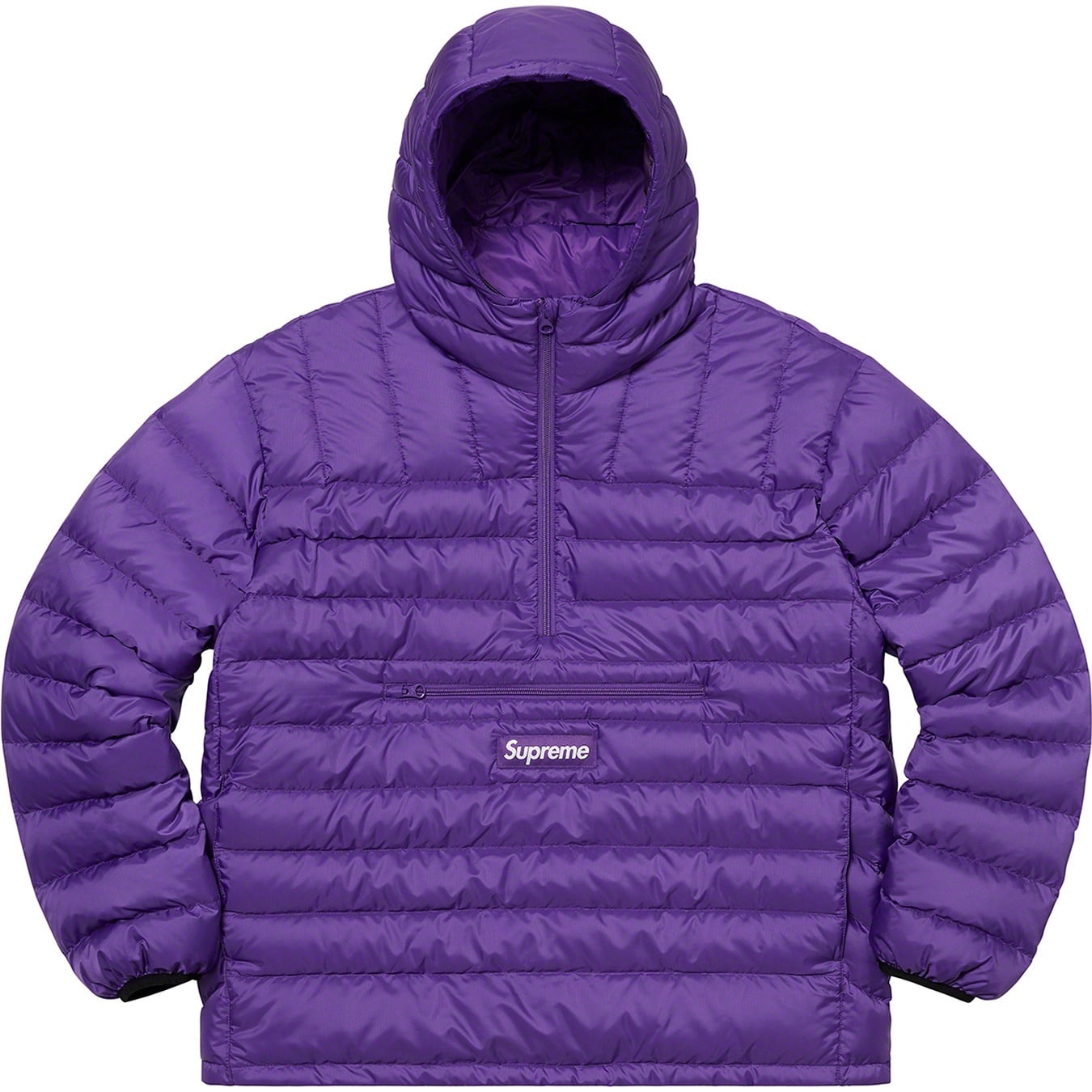 Micro Down Half Zip Hooded Pullover view 3